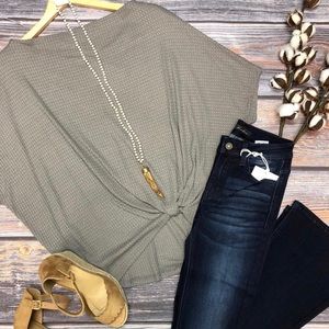 Cozy Waffle Knit Top